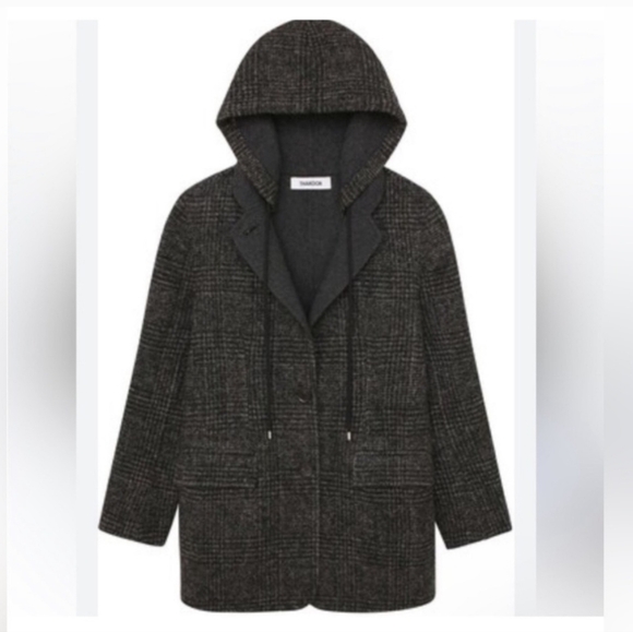 Thakoon Wool Hooded Coat - Picture 3 of 6